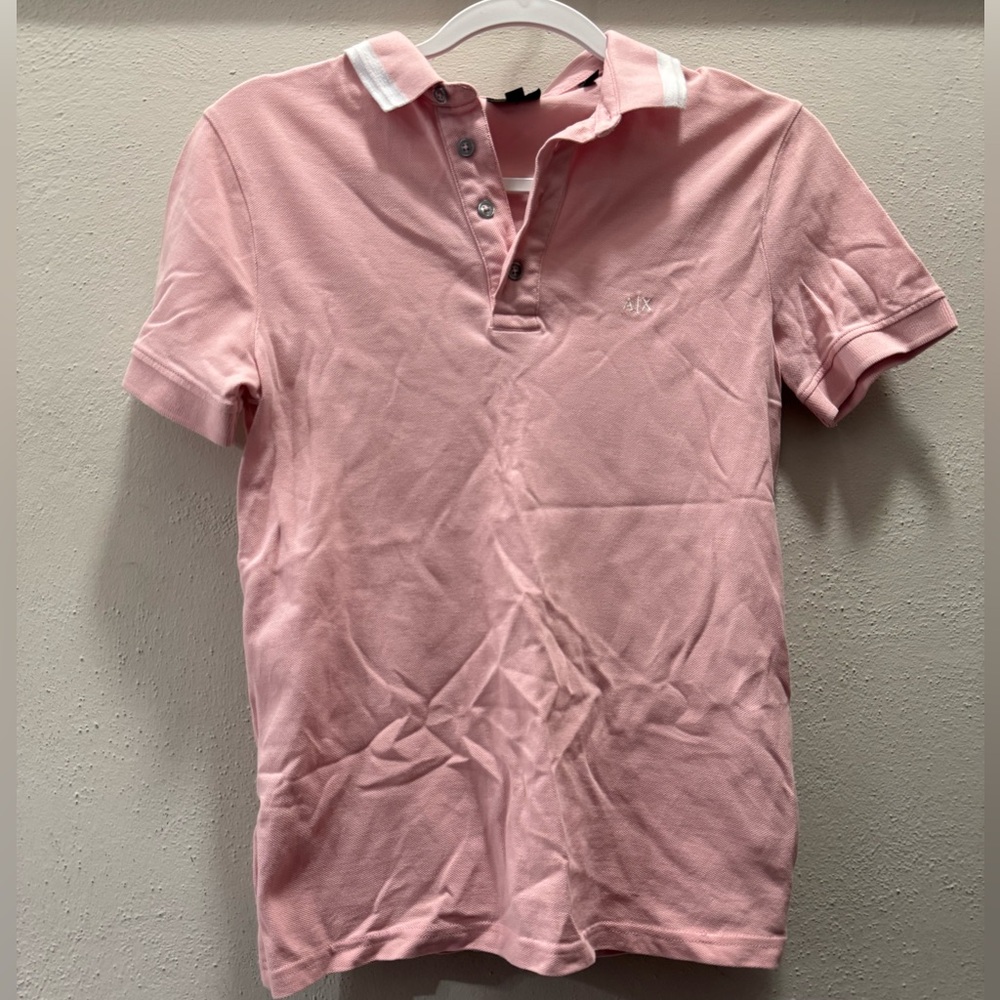 Armani Exchange Pink Polo (XS)